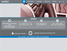 Tablet Screenshot of noritel.de